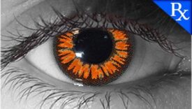 Golden Twilight Orange RX Halloween Contact Lenses