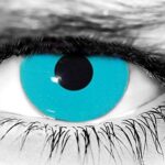 Zombie Blue Halloween Contacts