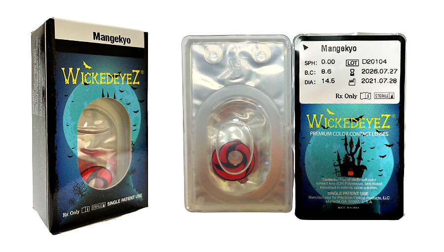 Mangekyo Contact Lenses
