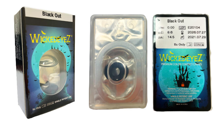 Black Out Halloween Contacts Black Out Halloween Contacts