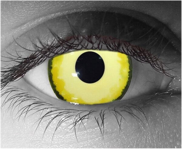 Yellow Bastard Contact Lenses